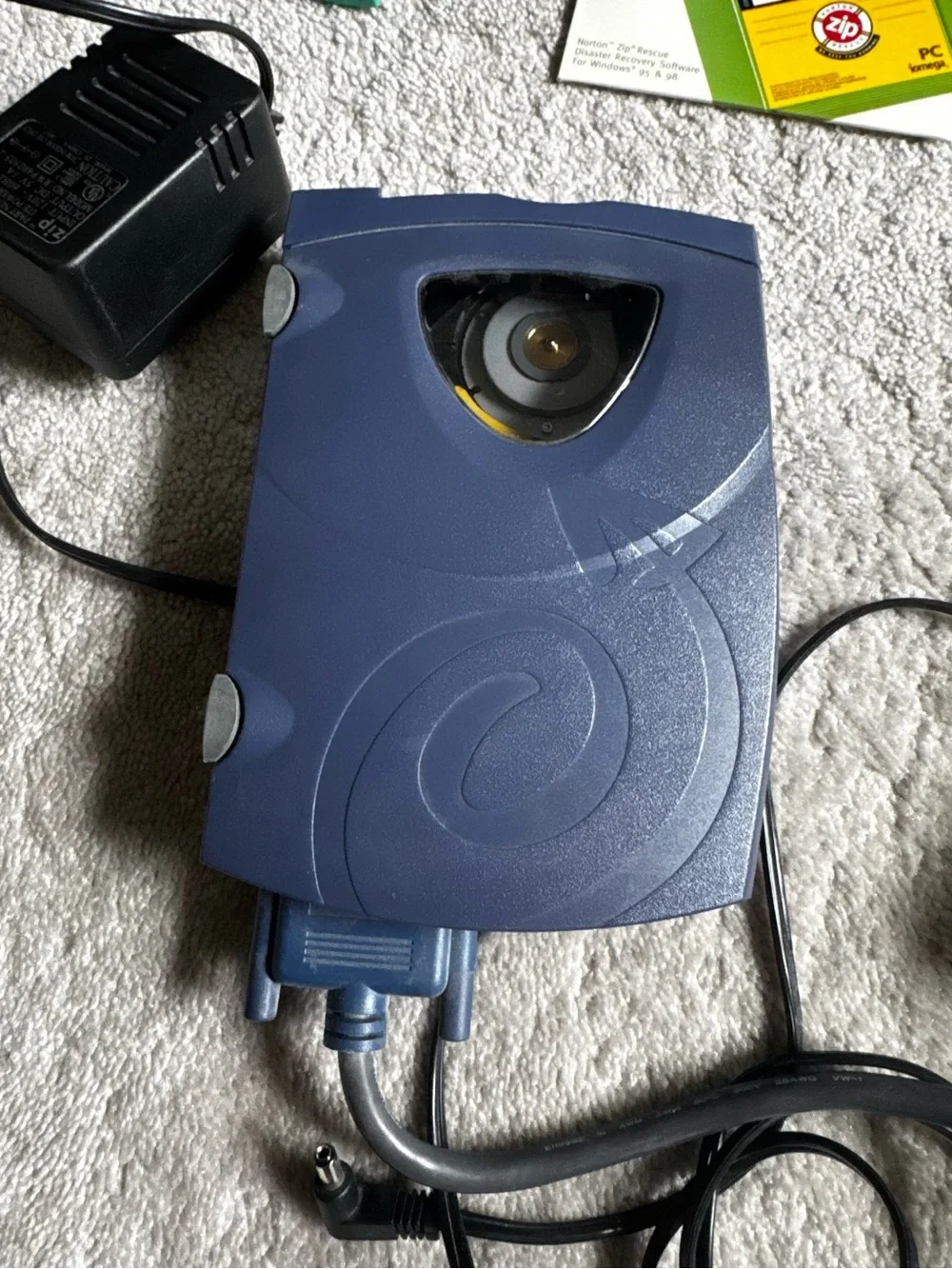 iomega ZIP 250 Model # Z250P External Drive with Power Supply and Parallel Cable
